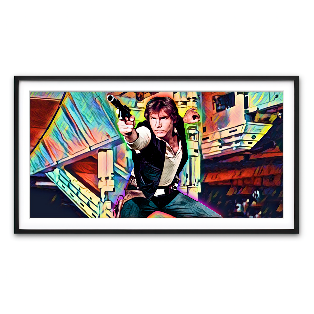 Framed Print 2x1 Black