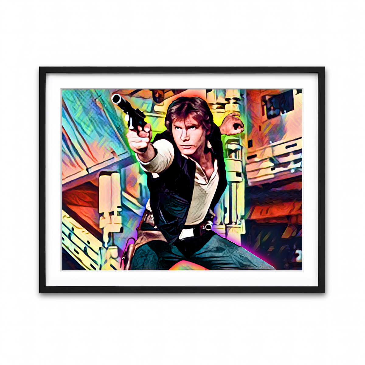 Framed Print 4x3 Black