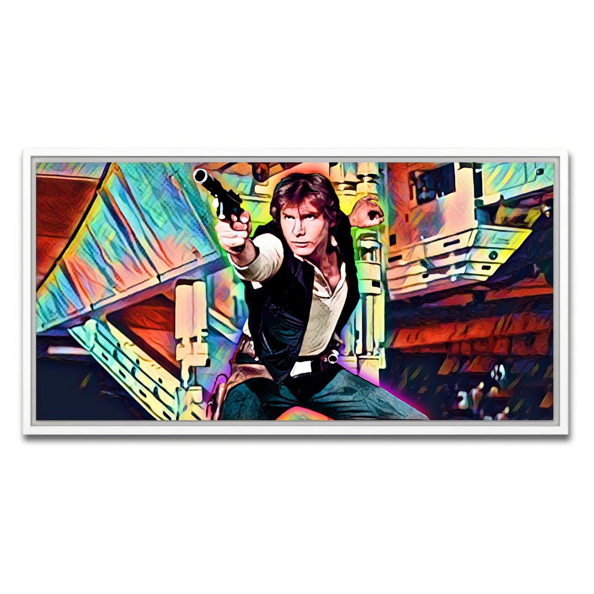 AUTO-MOCKUP WHITE | Han Solo | 1 Piece | White Framed Canvas | group=2x1