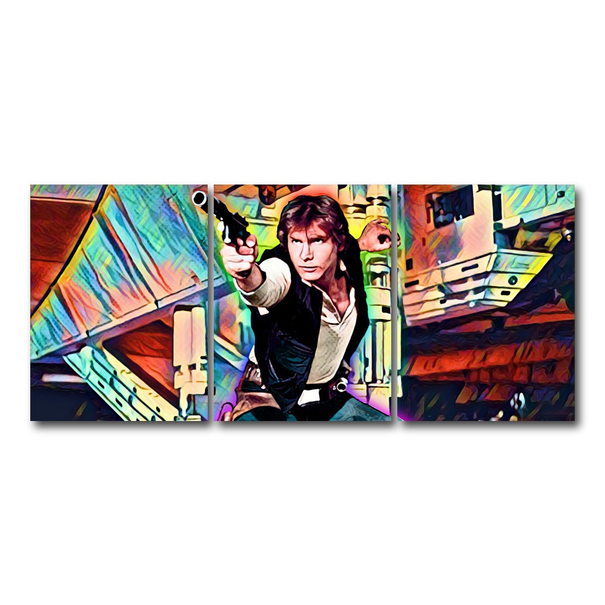 AUTO-MOCKUP WHITE | Han Solo | 3 Piece | Gallery Wrap Canvas | group=18x24
