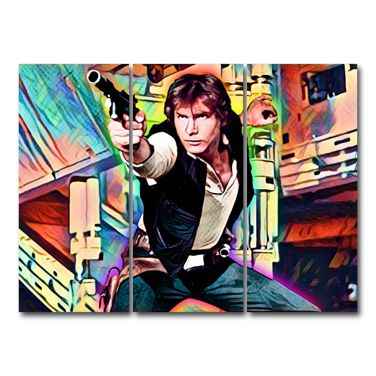 AUTO-MOCKUP WHITE | Han Solo | 3 Piece | Gallery Wrap Canvas | group=8x18