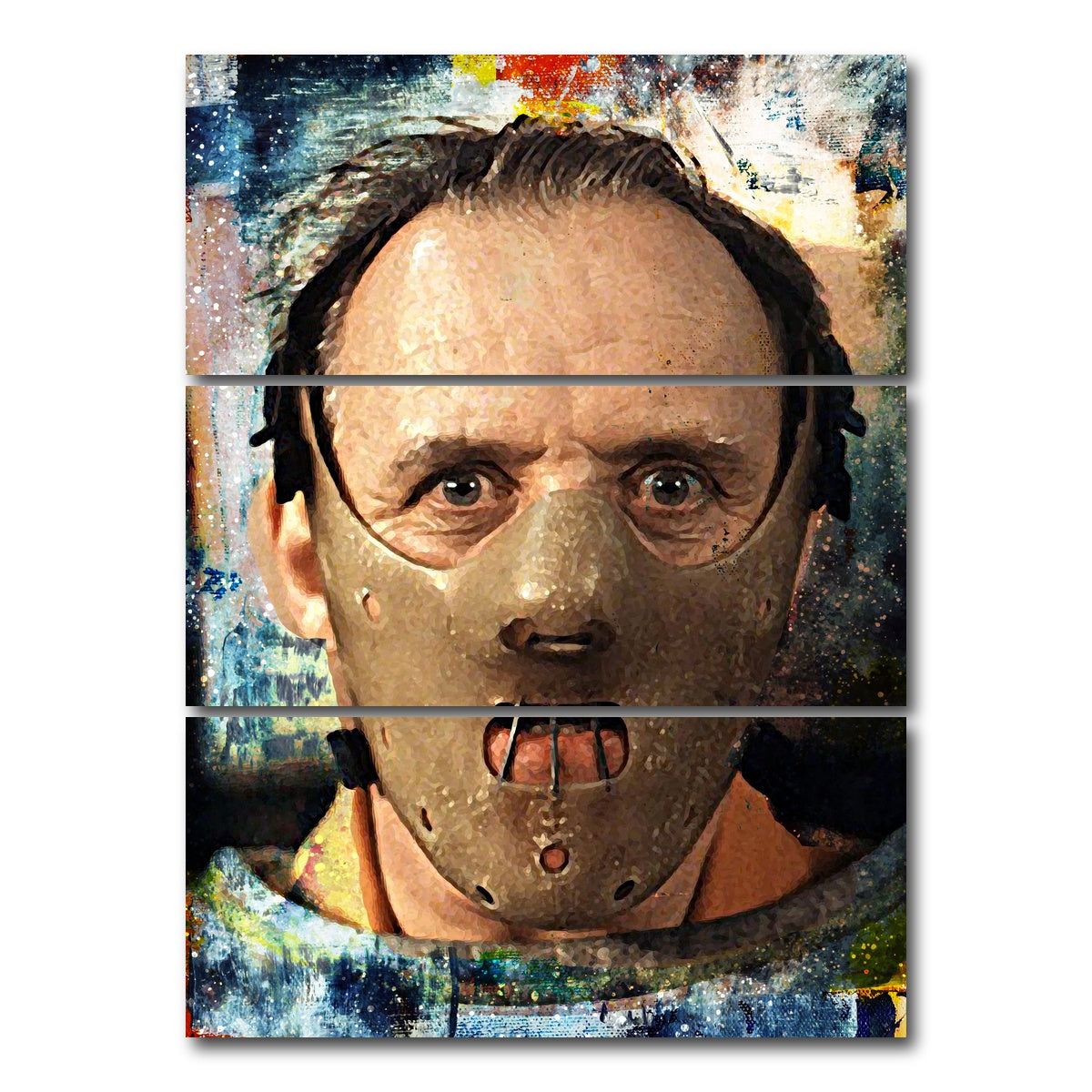 AUTO-MOCKUP WHITE | Hannibal | 3 Piece | Gallery Wrap Canvas | group=8x18_stacked