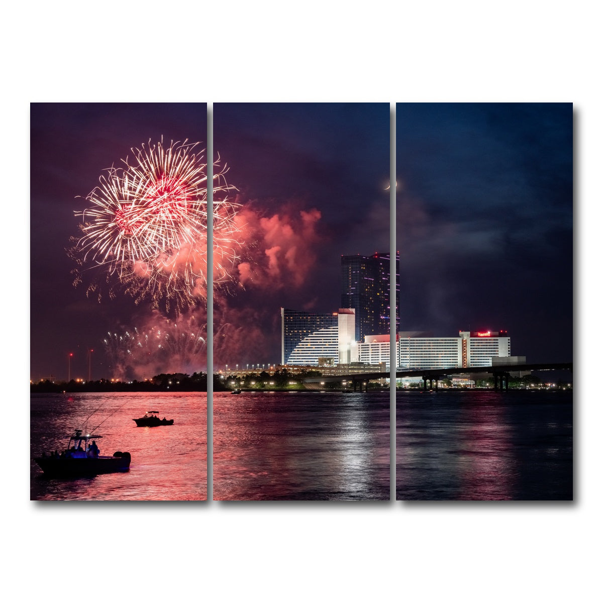 AUTO-MOCKUP WHITE | Happy 4th | 3 Piece | Gallery Wrap Canvas | group=8x18