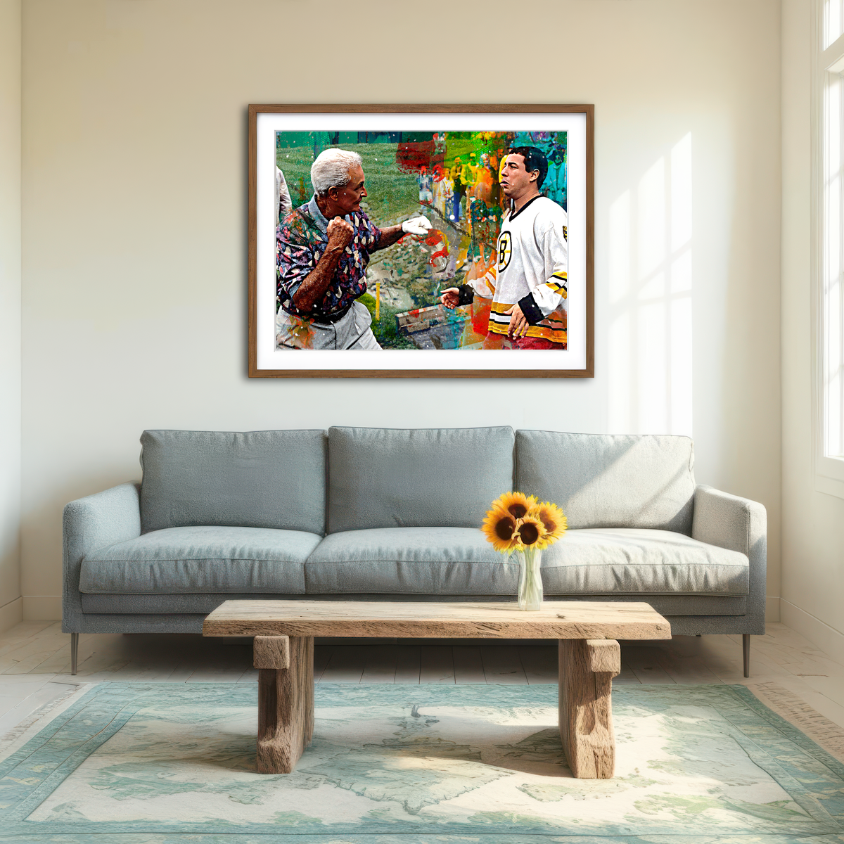 AUTO-MOCKUP ROOM | Happy Gilmore & Bob Barker Wall Art