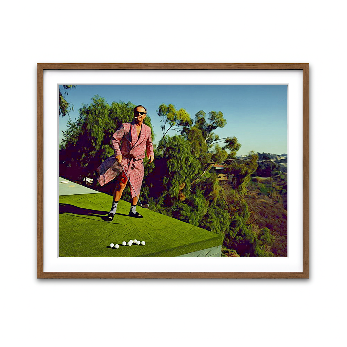 Framed Print 4x3 Walnut