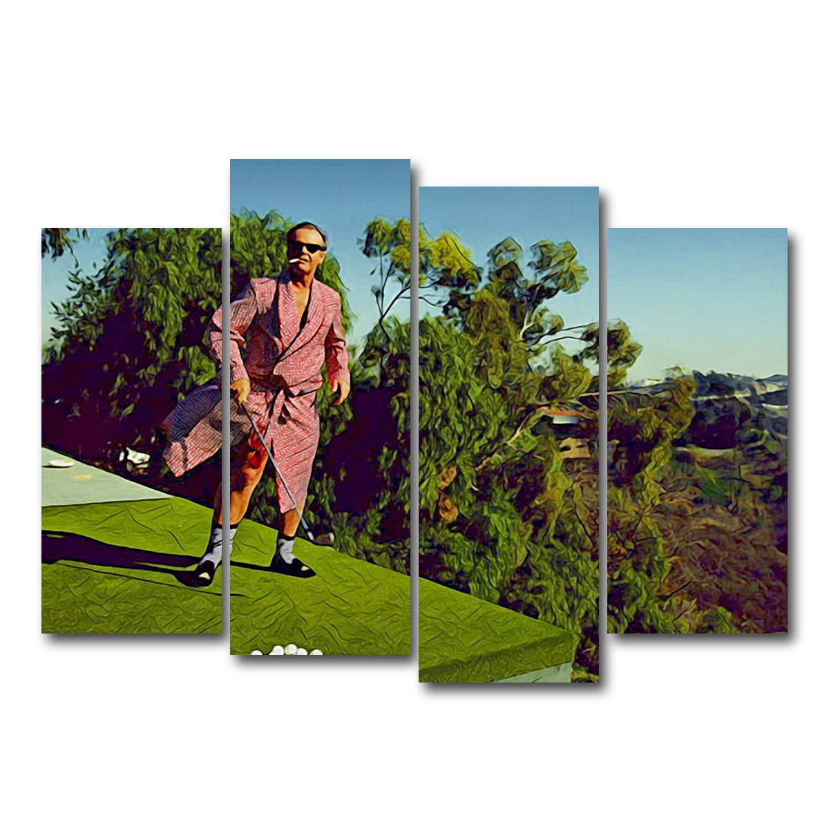 AUTO-MOCKUP WHITE | Happy Jack | 4 Piece | Gallery Wrap Canvas | group=4_normal