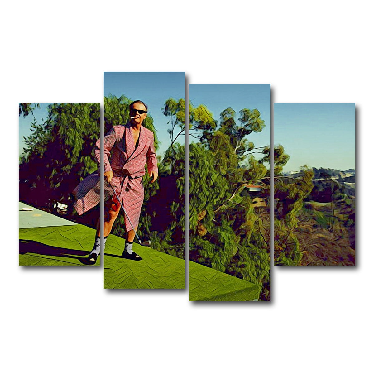 AUTO-MOCKUP WHITE | Happy Jack | 4 Piece | Gallery Wrap Canvas | group=4_short