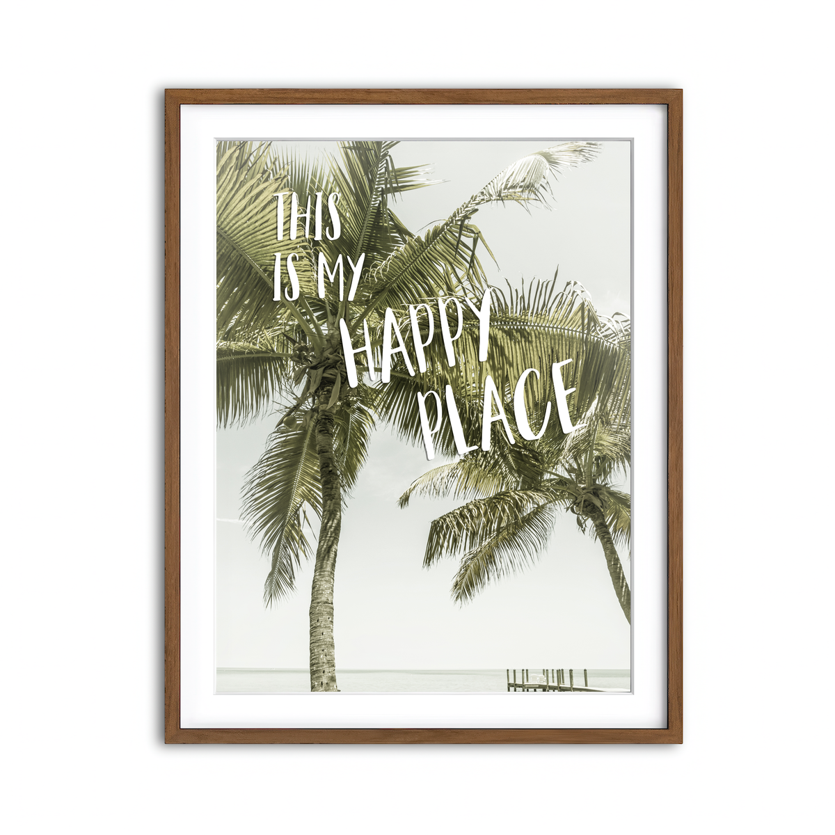 Framed Print 3x4 Walnut