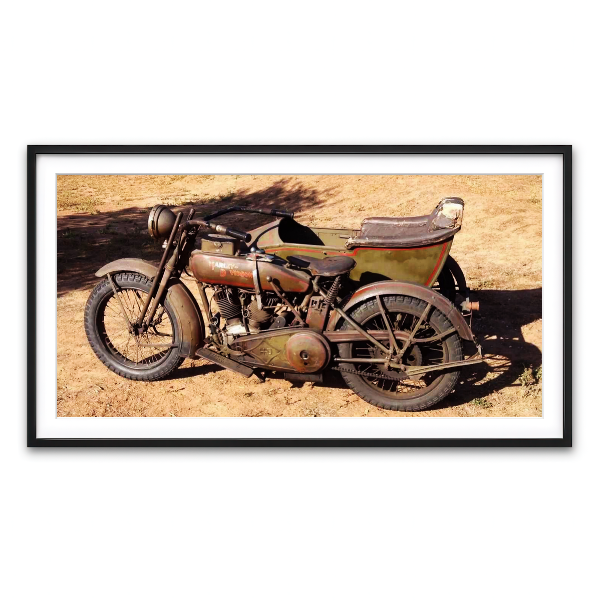 Framed Print 2x1 Black