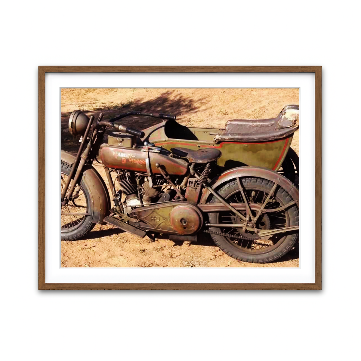 Framed Print 4x3 Walnut