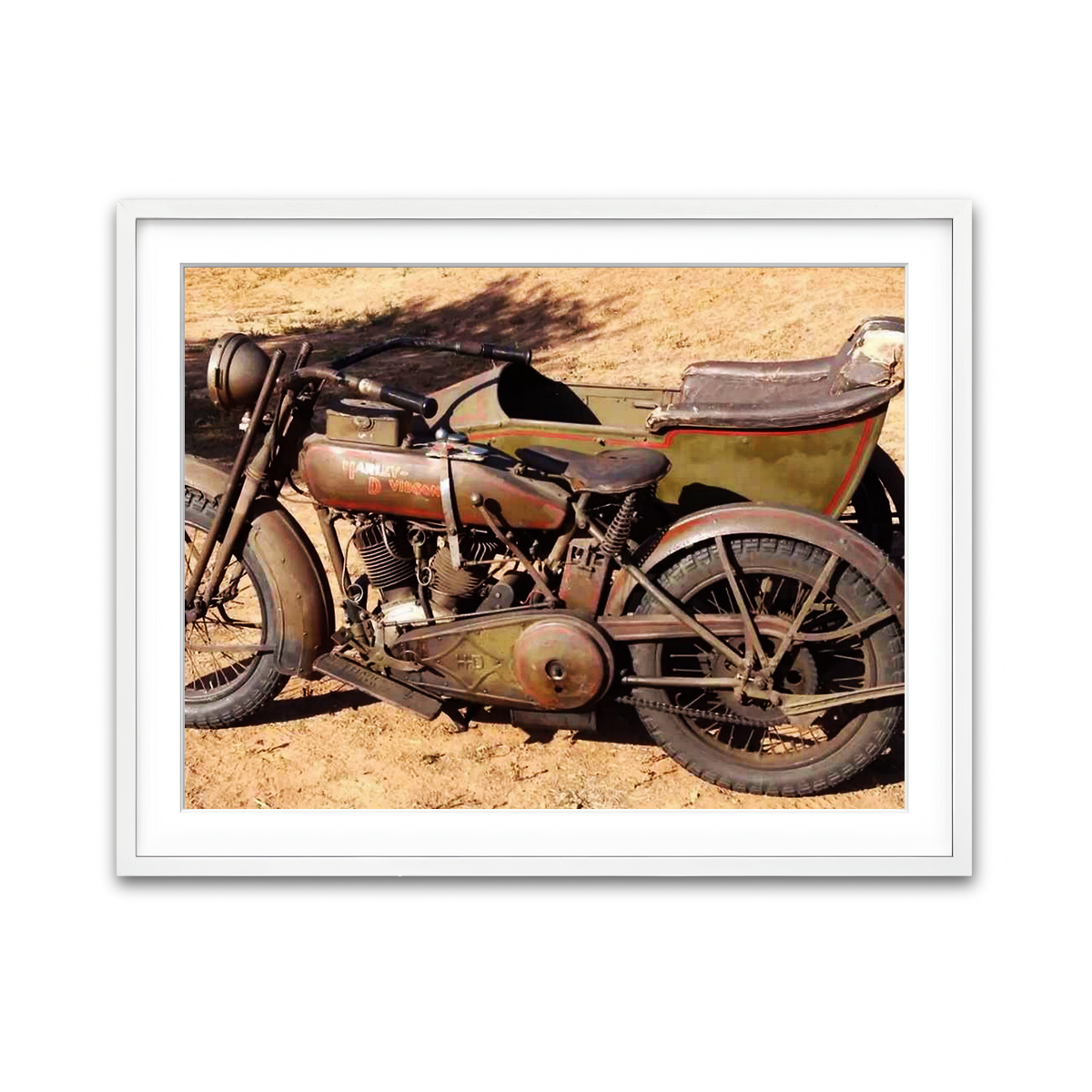 Framed Print 4x3 White