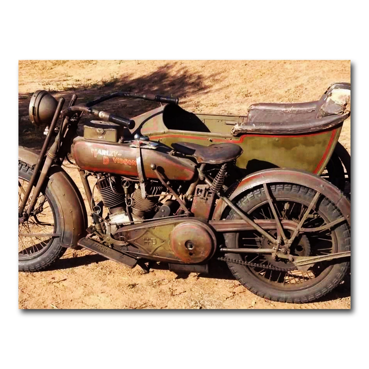 AUTO-MOCKUP WHITE | Harley Davidson 1919 | 1 Piece | Gallery Wrap Canvas | group=4x3