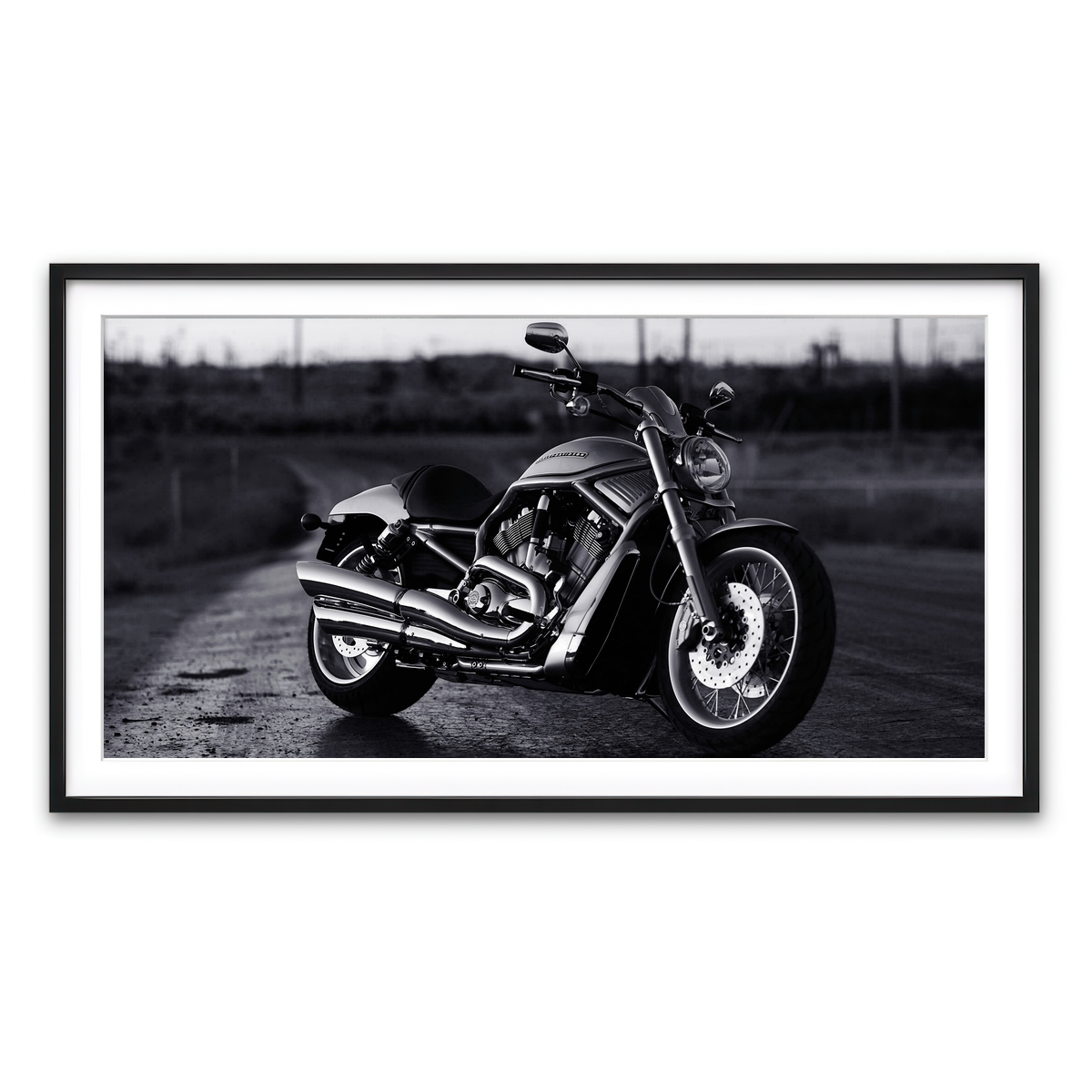 Framed Print 2x1 Black