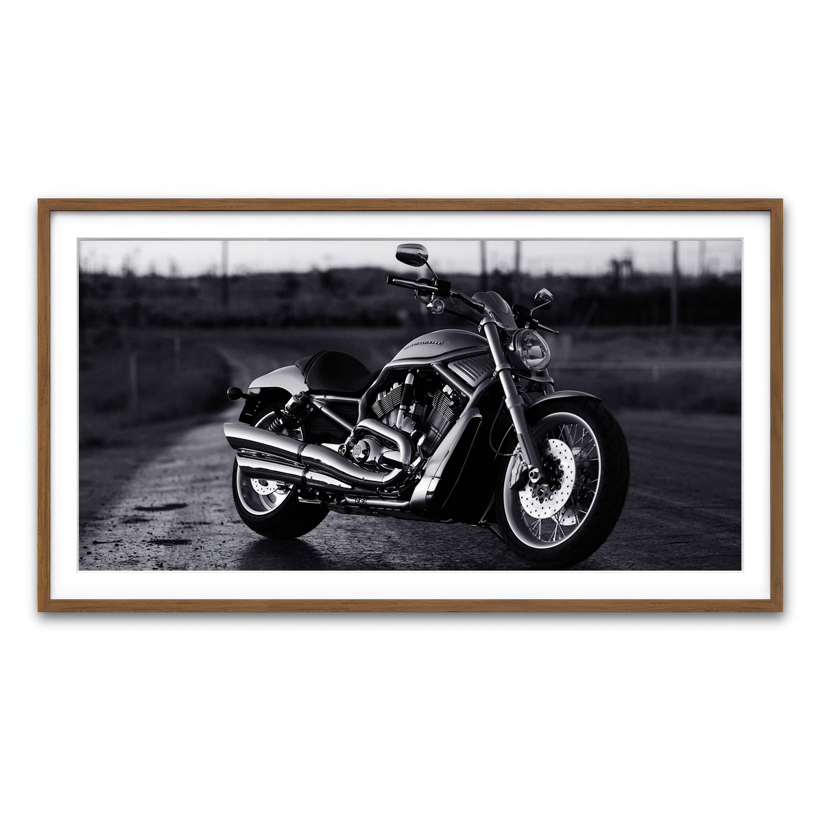 Framed Print 2x1 Walnut