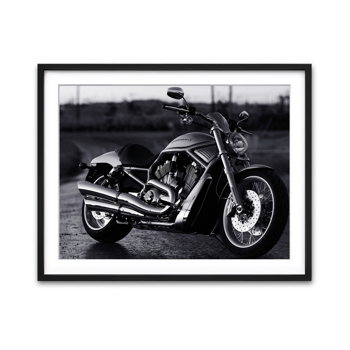 Framed Print 4x3 Black
