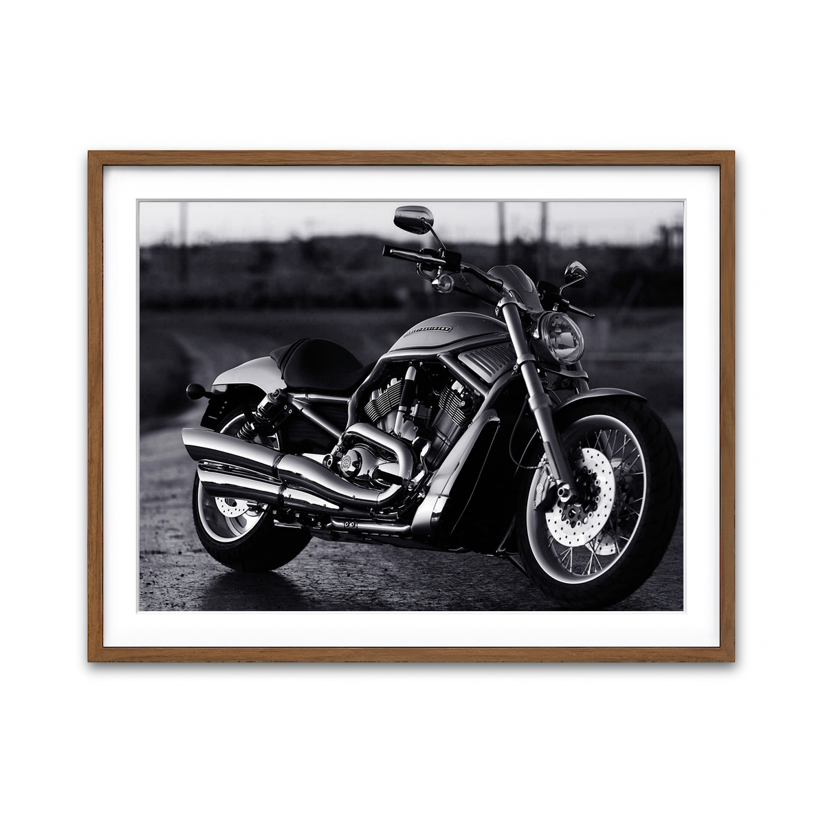 Framed Print 4x3 Walnut