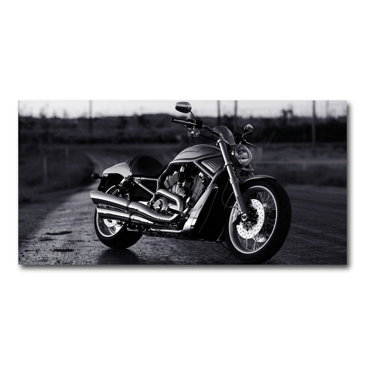 AUTO-MOCKUP WHITE | Harley Davidson | 1 Piece | Gallery Wrap Canvas | group=2x1