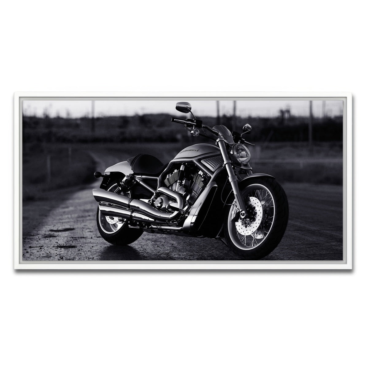 AUTO-MOCKUP WHITE | Harley Davidson | 1 Piece | White Framed Canvas | group=2x1