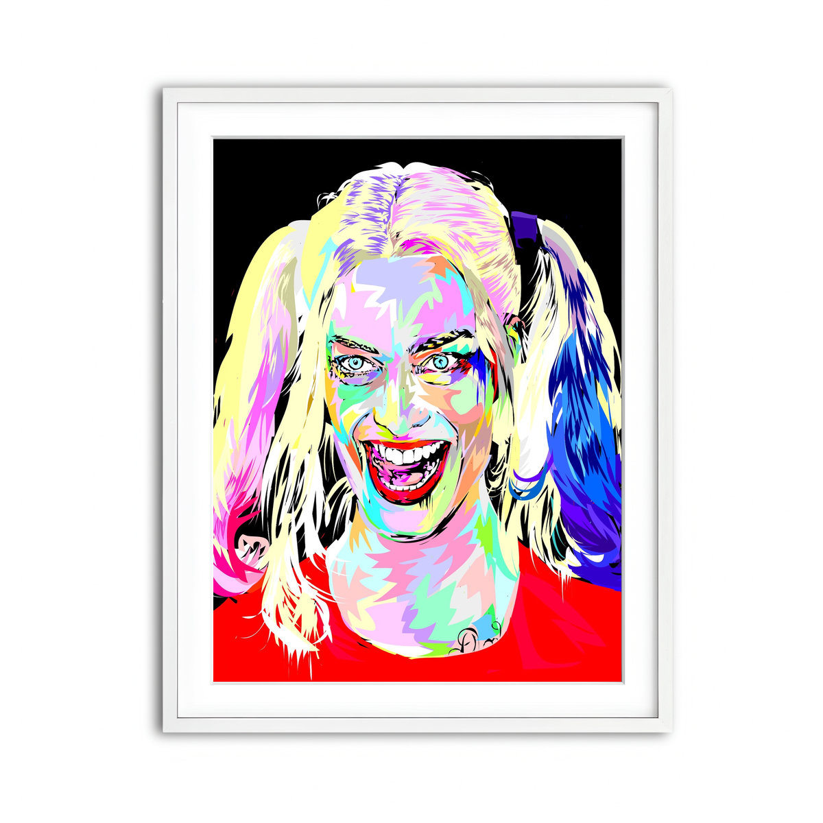 Framed Print 3x4 White