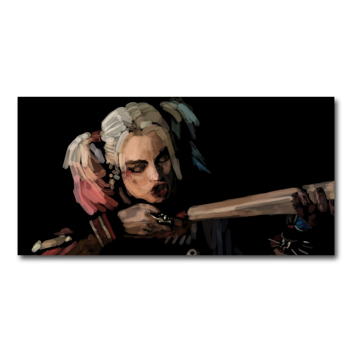 AUTO-MOCKUP WHITE | Harley Quinn | 1 Piece | Gallery Wrap Canvas | group=2x1