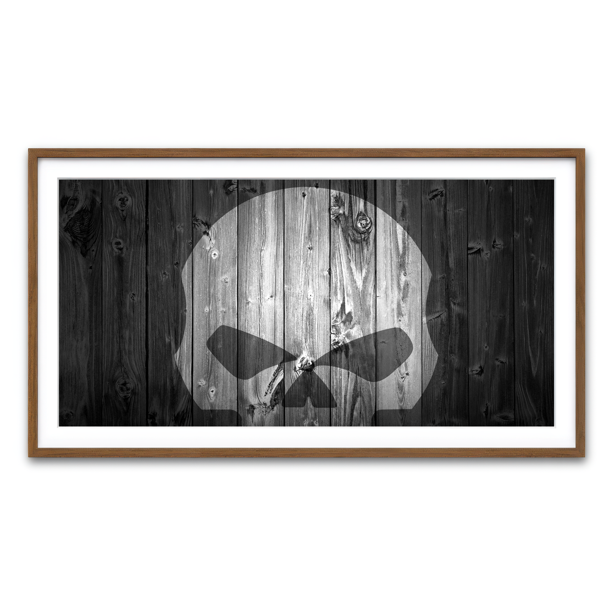 Framed Print 2x1 Walnut