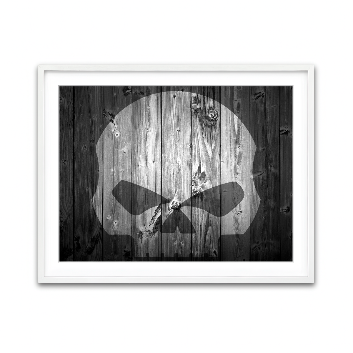 Framed Print 4x3 White