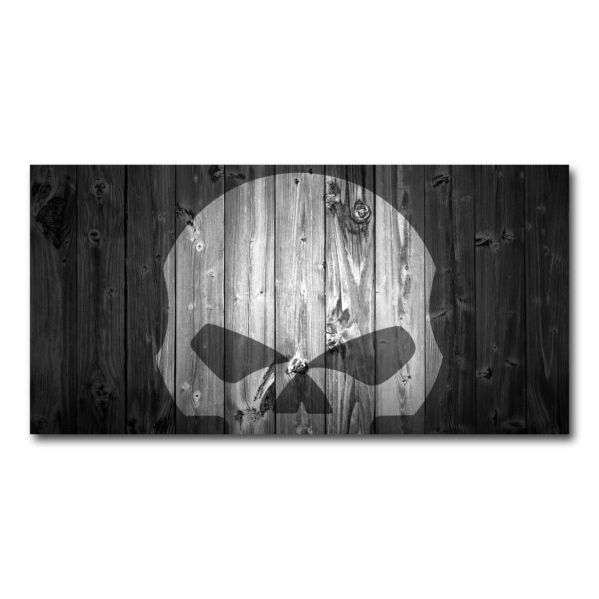 AUTO-MOCKUP WHITE | Harley Skull | 1 Piece | Gallery Wrap Canvas | group=2x1