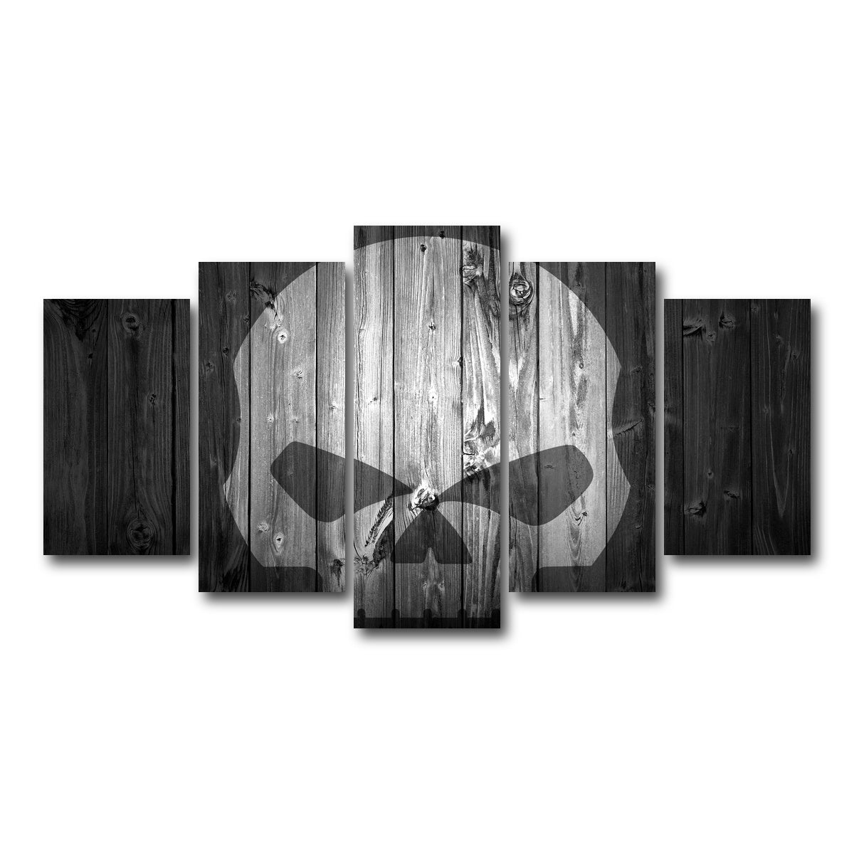AUTO-MOCKUP WHITE | Harley Skull | 5 Piece | Gallery Wrap Canvas | group=5_normal