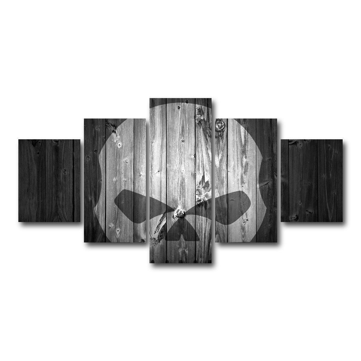 AUTO-MOCKUP WHITE | Harley Skull | 5 Piece | Gallery Wrap Canvas | group=5_short