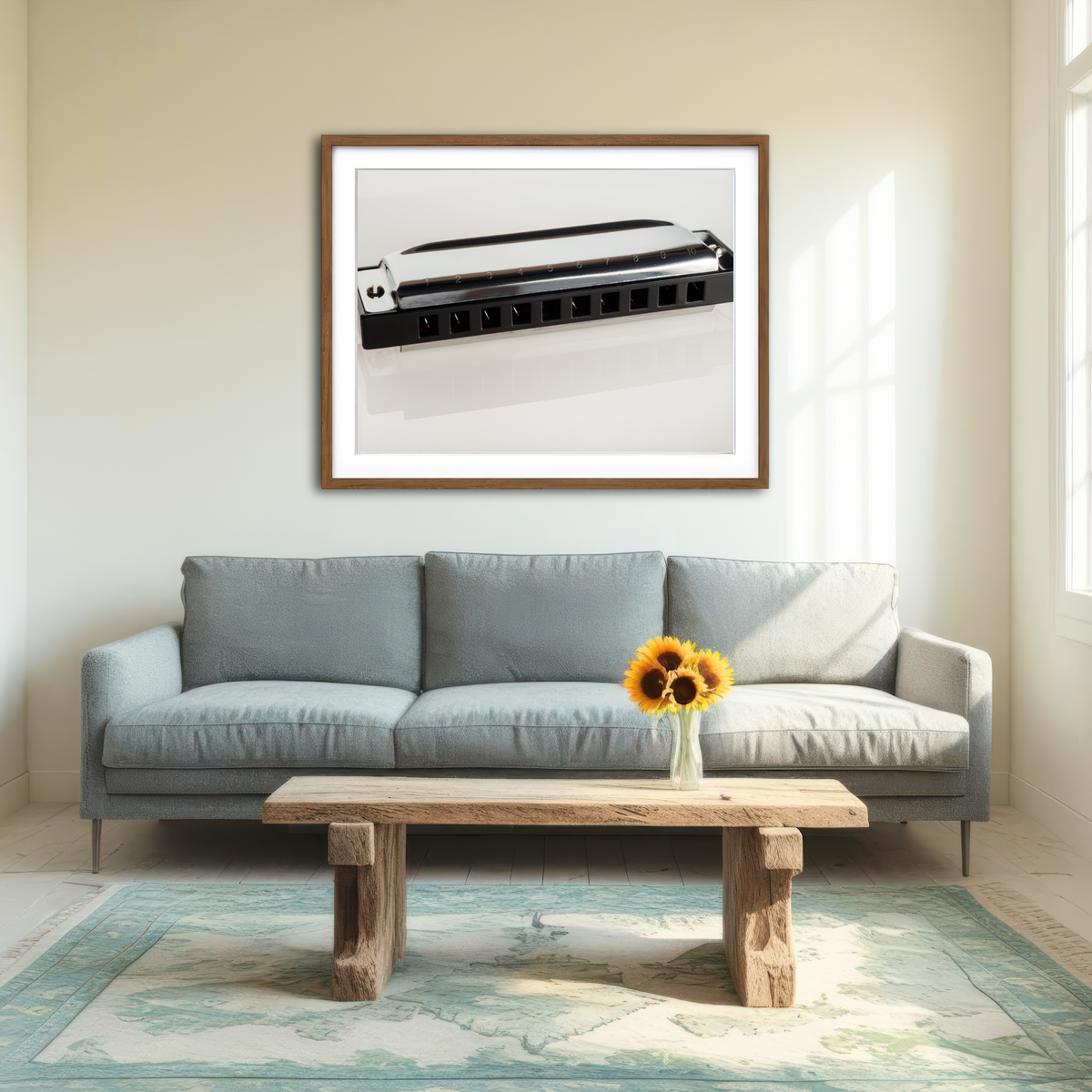 AUTO-MOCKUP ROOM | Harmonica Wall Art