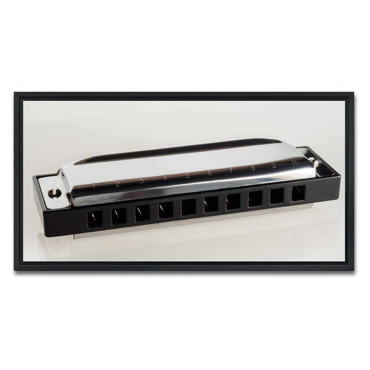 AUTO-MOCKUP WHITE | Harmonica | 1 Piece | Black Framed Canvas | group=2x1