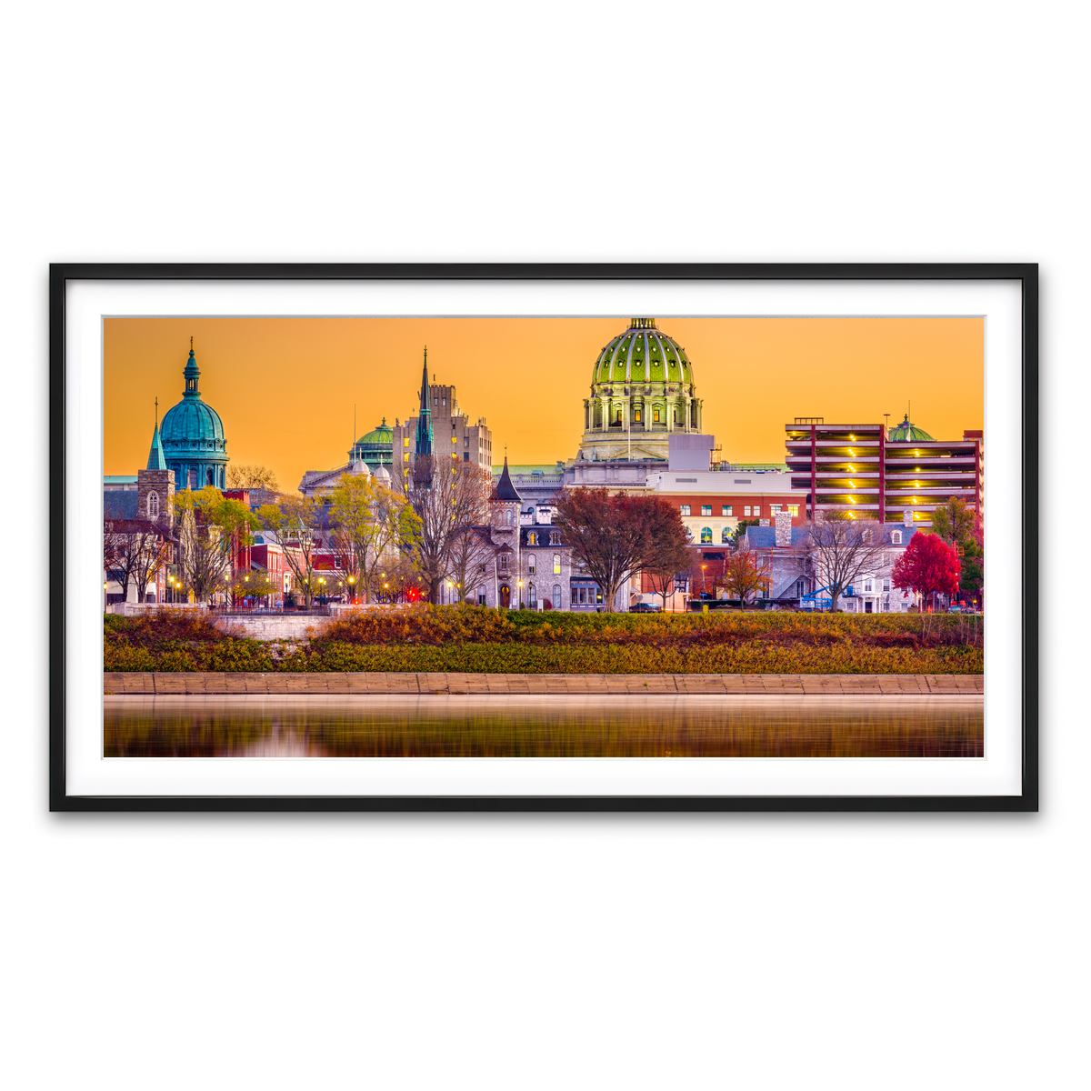 Framed Print 2x1 Black