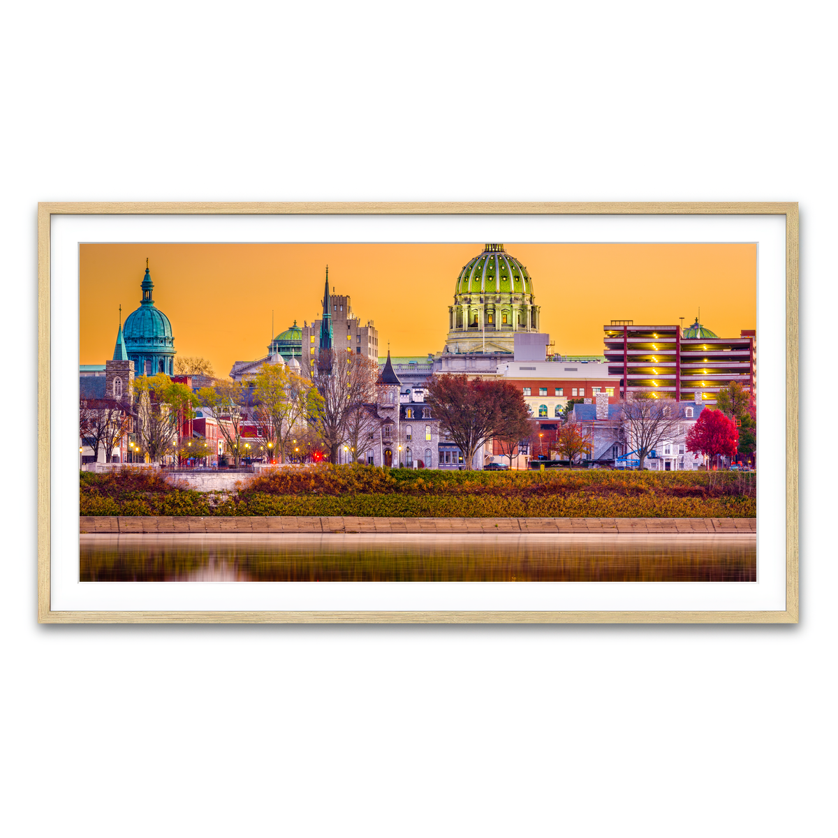 Framed Print 2x1 Natural