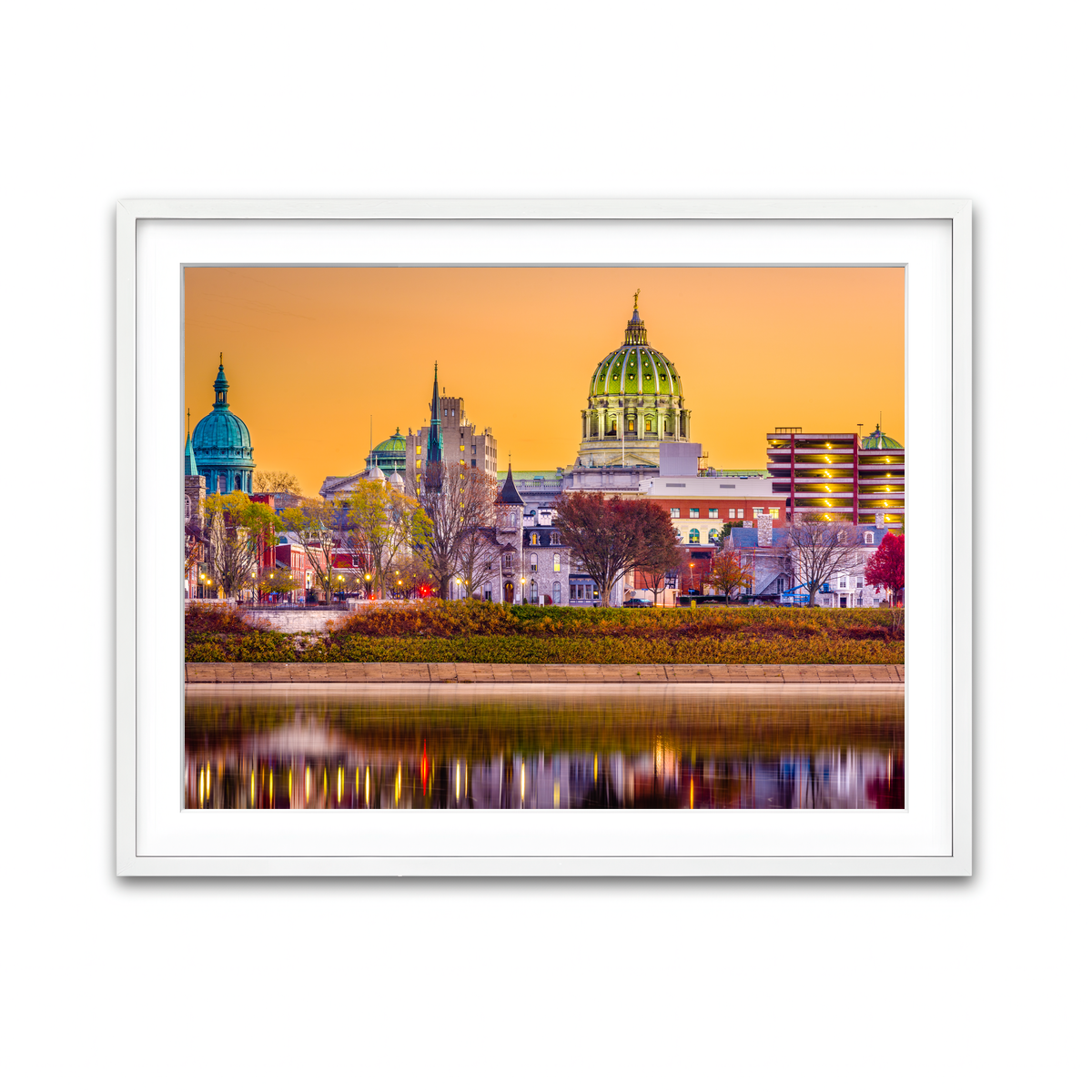 Framed Print 4x3 White