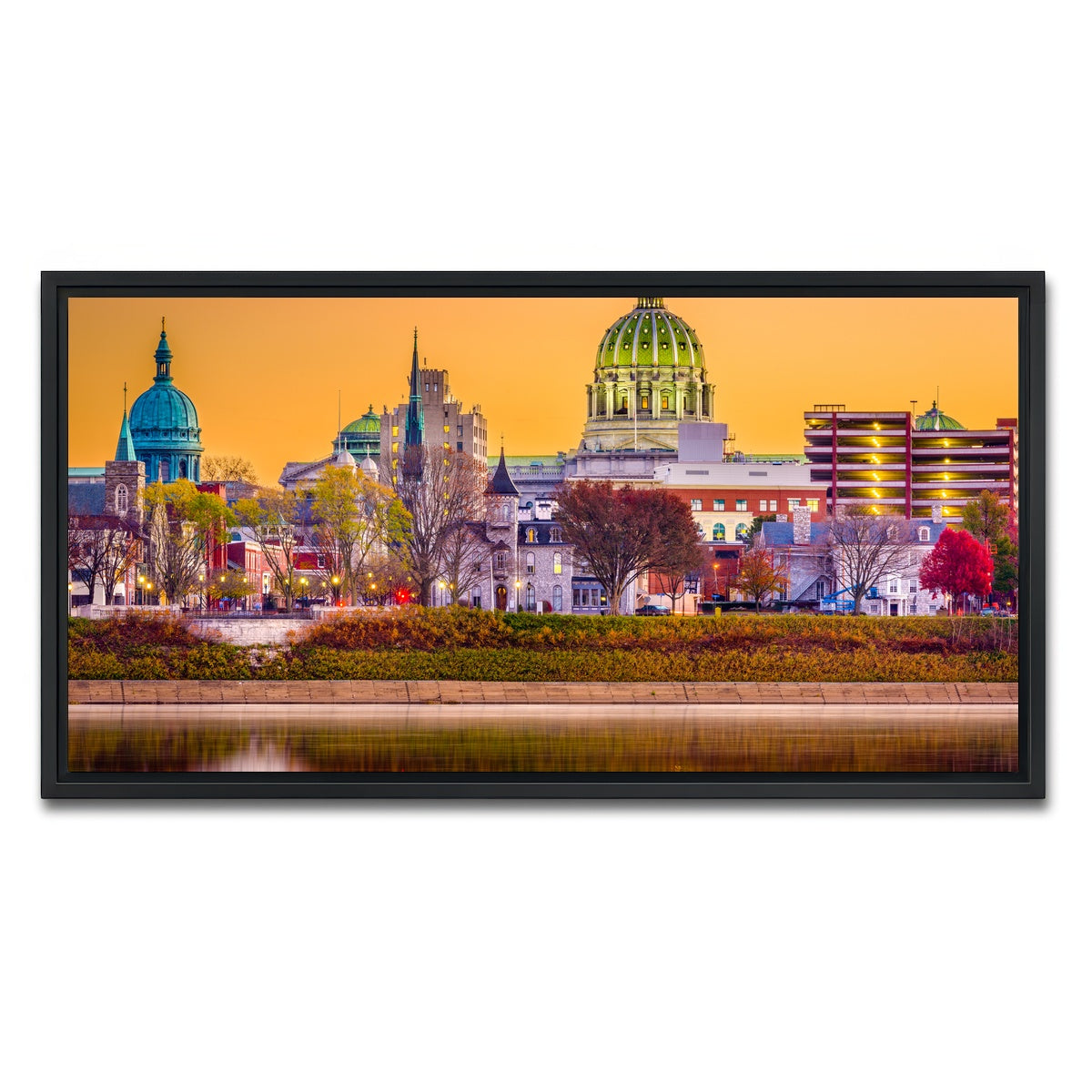 AUTO-MOCKUP WHITE | Harrisburg | 1 Piece | Black Framed Canvas | group=2x1