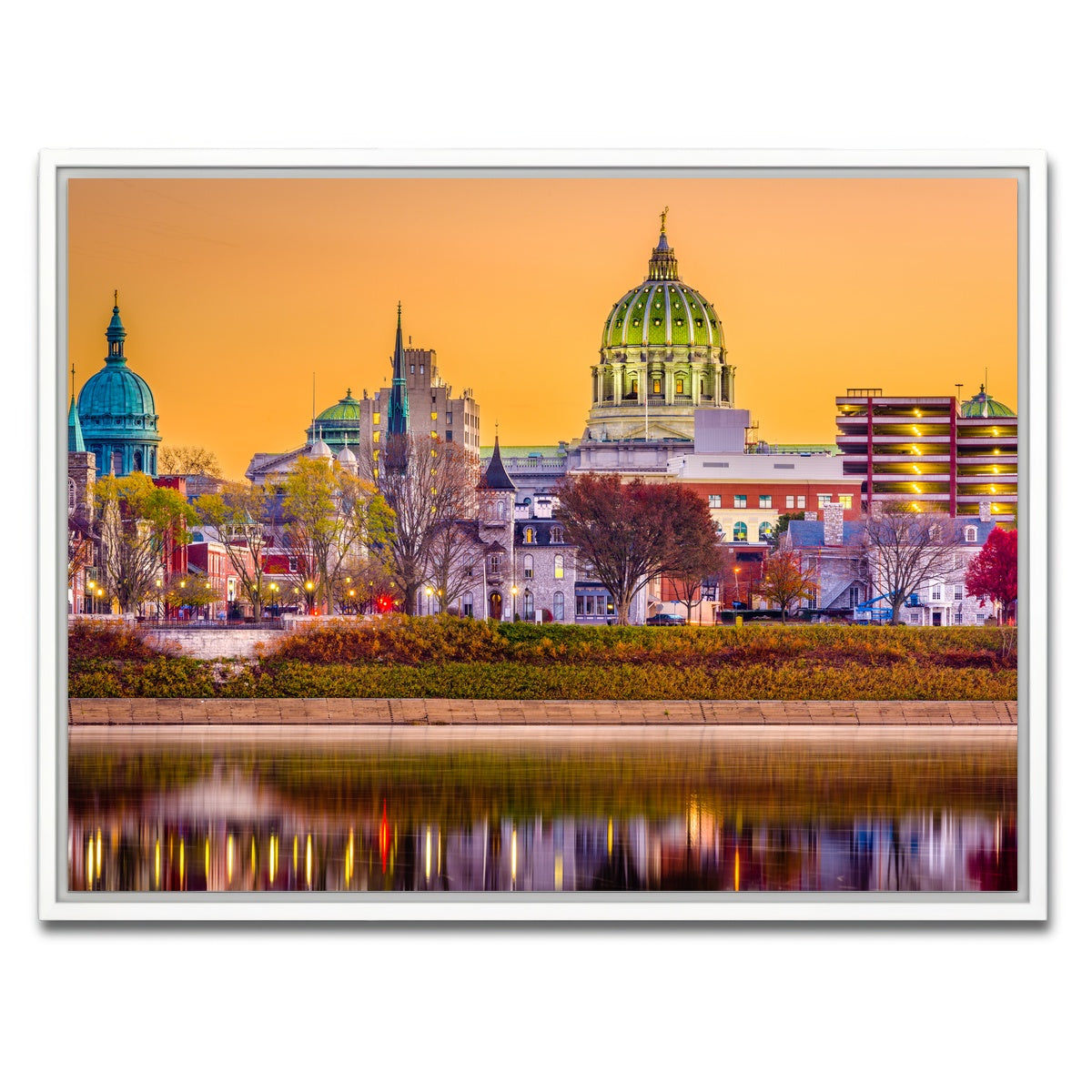 AUTO-MOCKUP WHITE | Harrisburg | 1 Piece | White Framed Canvas | group=4x3