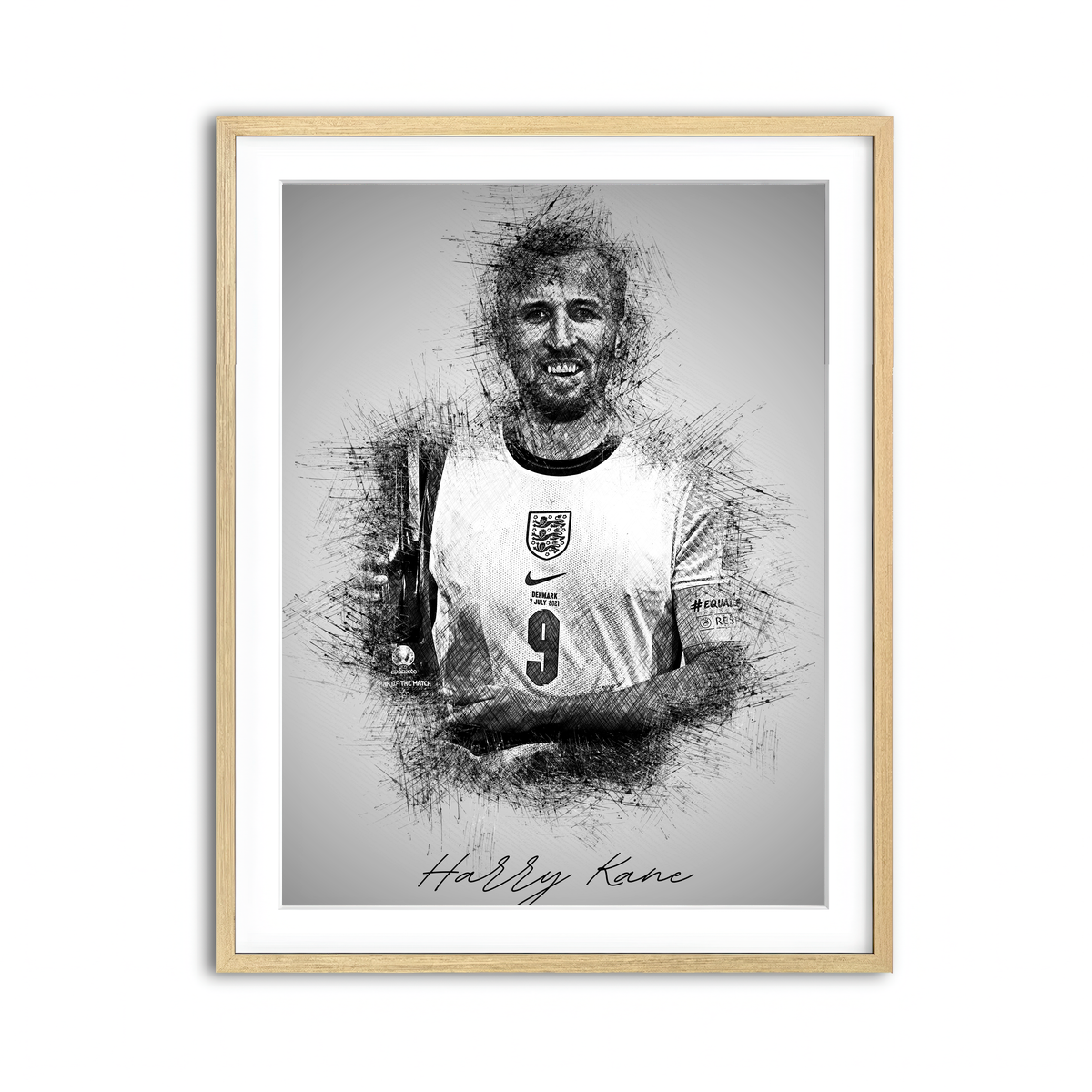 Framed Print 3x4 Natural