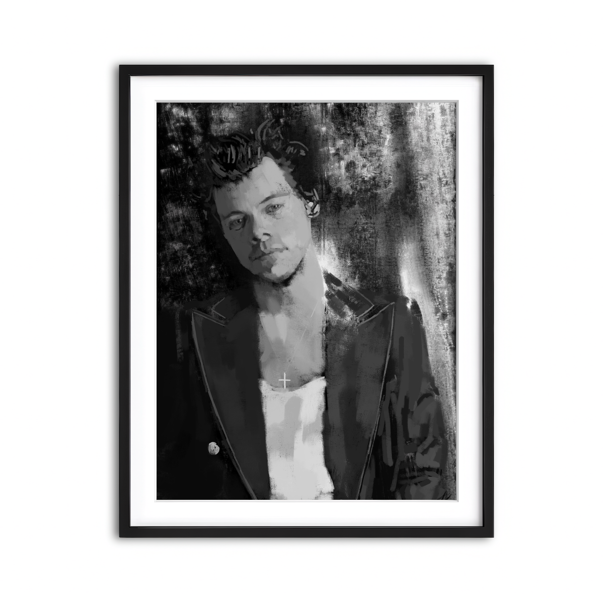 Framed Print 3x4 Black