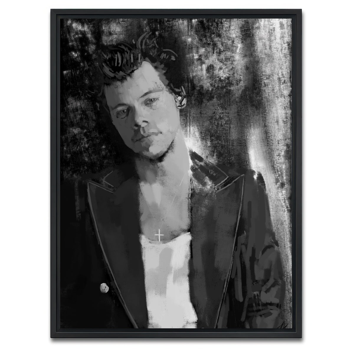 AUTO-MOCKUP WHITE | Harry Painting | 1 Piece | Black Framed Canvas | group=3x4