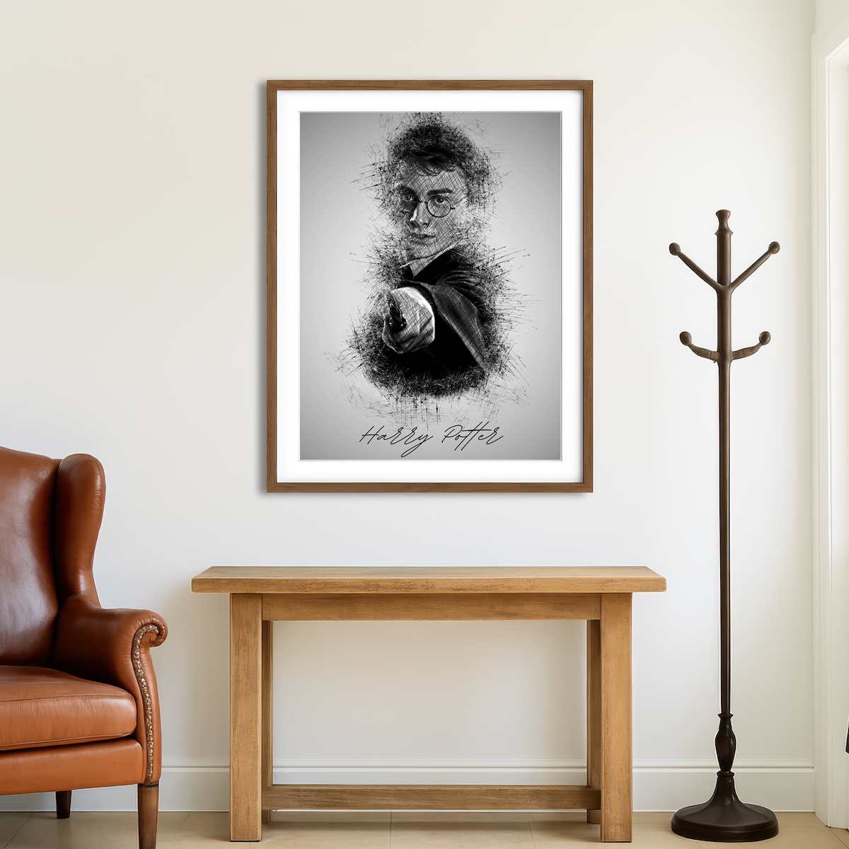 AUTO-MOCKUP ROOM | Harry Potter Wall Art