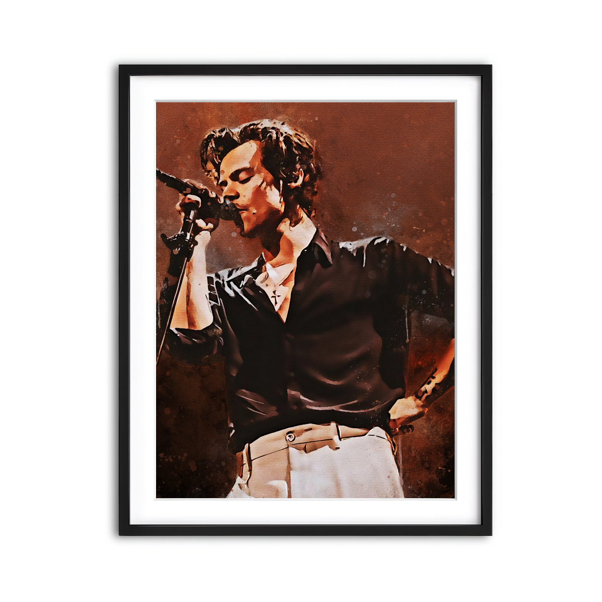 Framed Print 3x4 Black