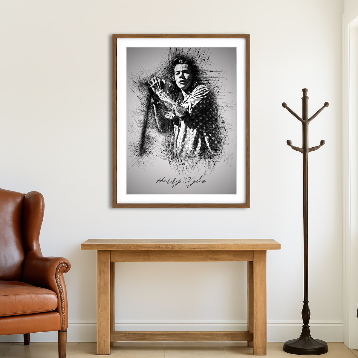 AUTO-MOCKUP ROOM | Harry Styles Wall Art