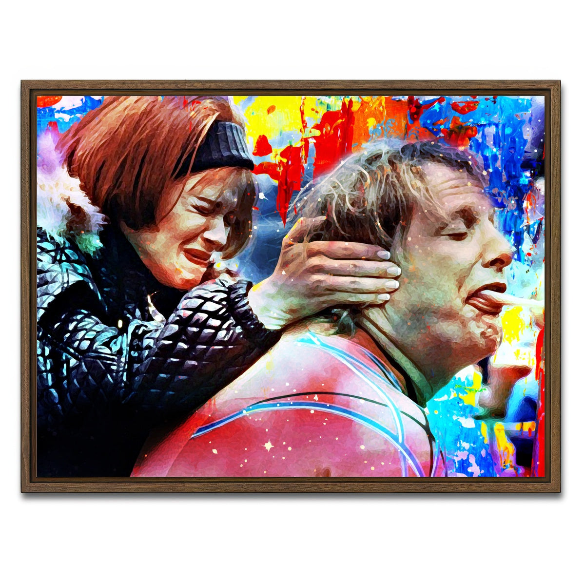 AUTO-MOCKUP WHITE | Harry | 1 Piece | Walnut Framed Canvas | group=4x3