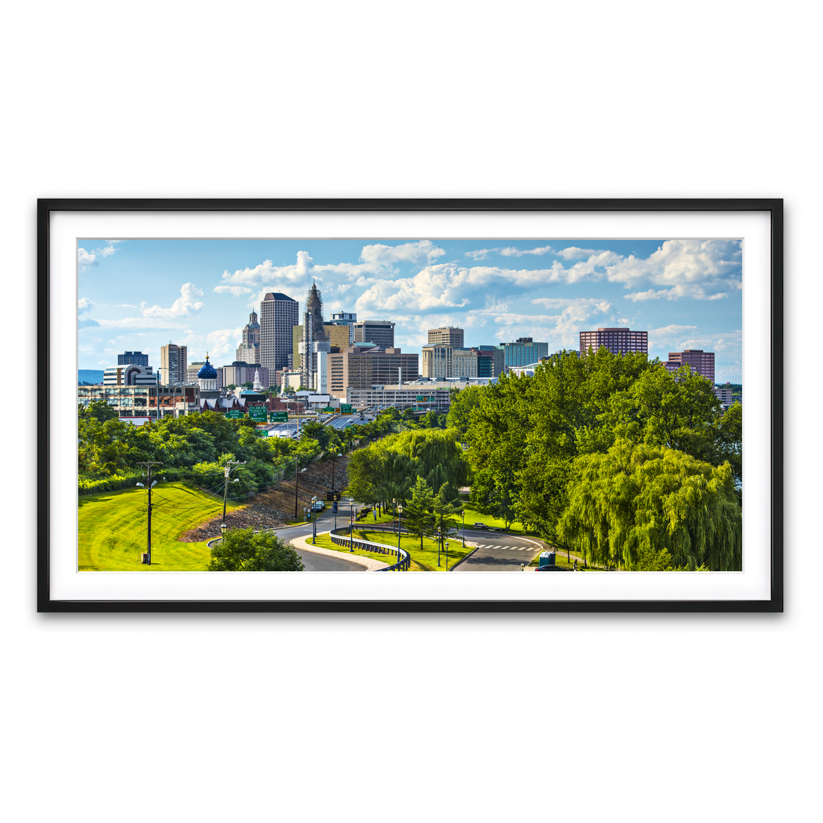 Framed Print 2x1 Black