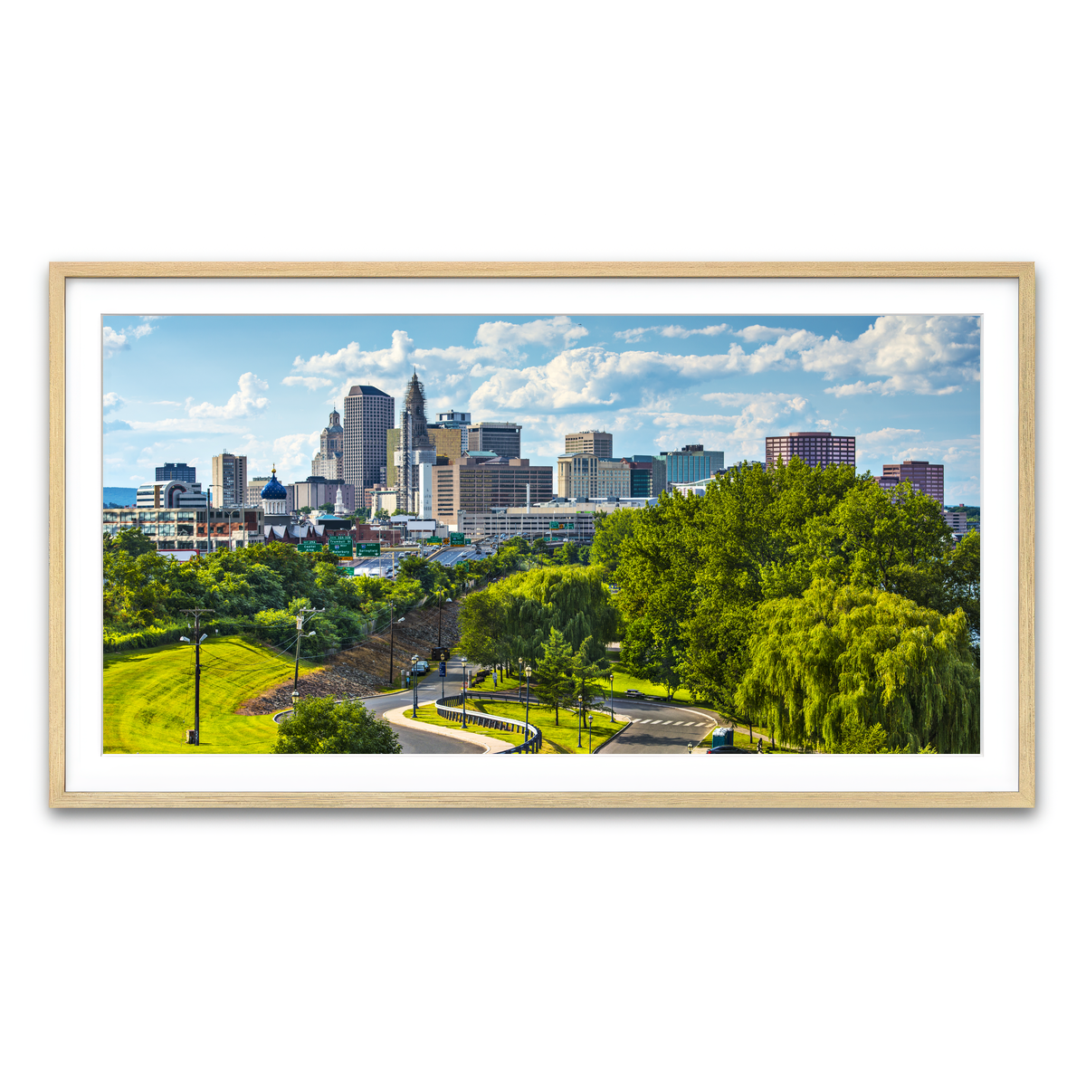 Framed Print 2x1 Natural