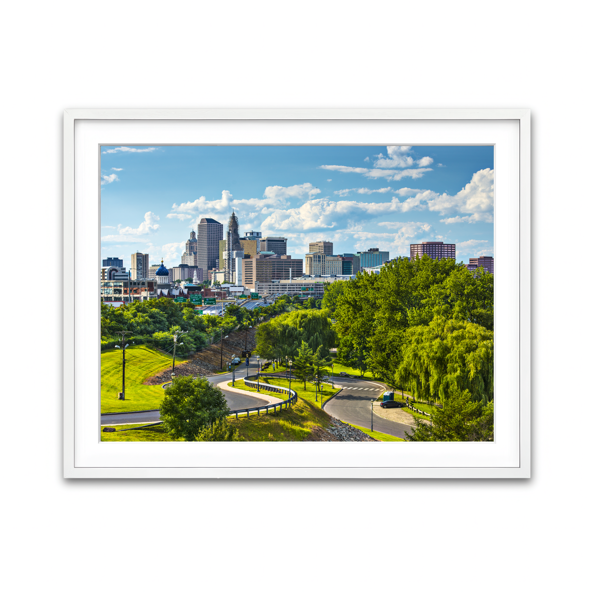 Framed Print 4x3 White