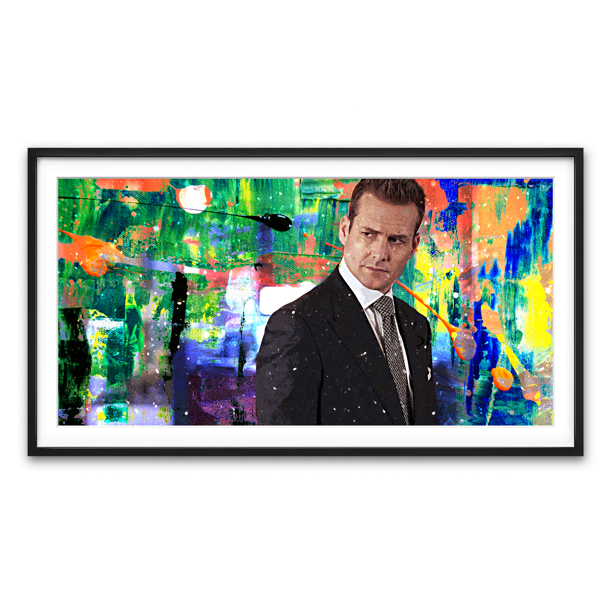 Framed Print 2x1 Black