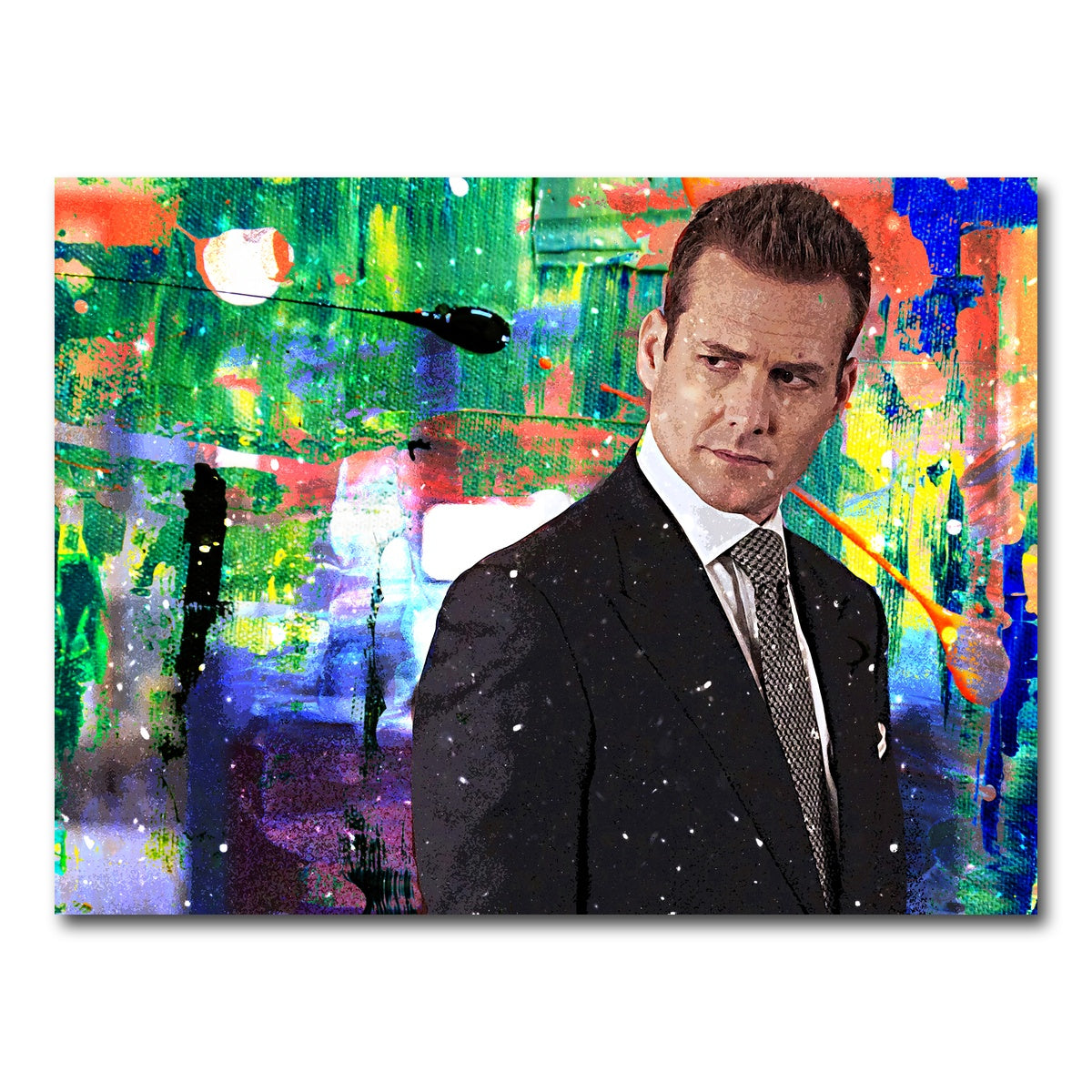 AUTO-MOCKUP WHITE | Harvey Specter | 1 Piece | Gallery Wrap Canvas | group=4x3
