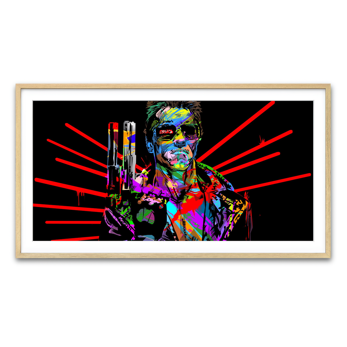 Framed Print 2x1 Natural