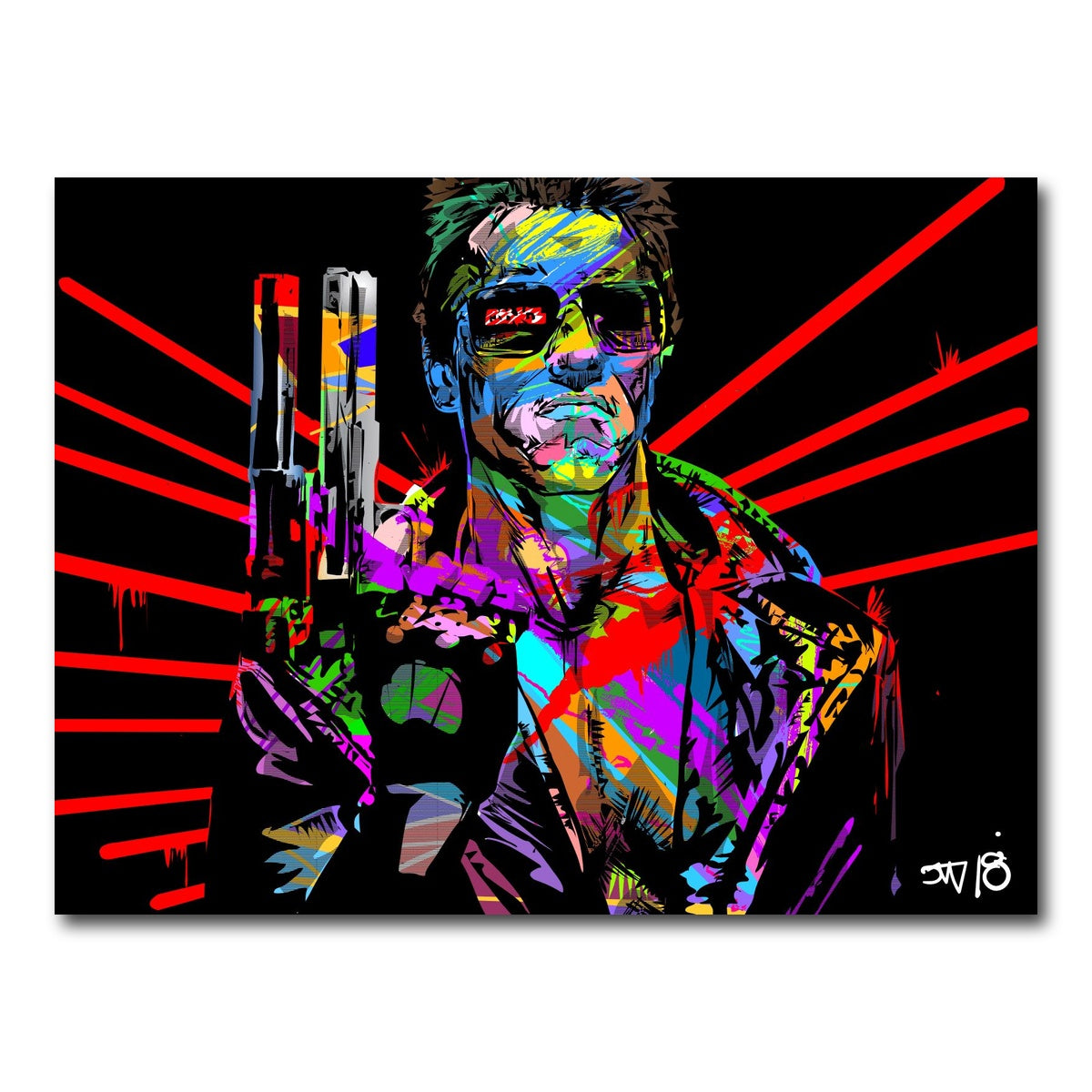 AUTO-MOCKUP WHITE | Hasta La Vista | 1 Piece | Gallery Wrap Canvas | group=4x3